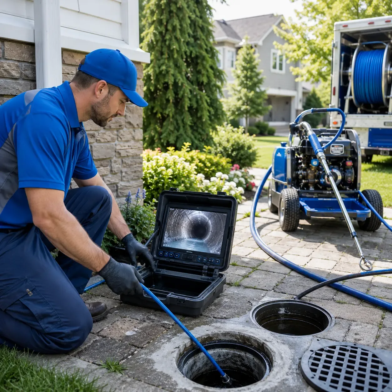 Outdoor drain cleaning professionals serving Burlingame, KS